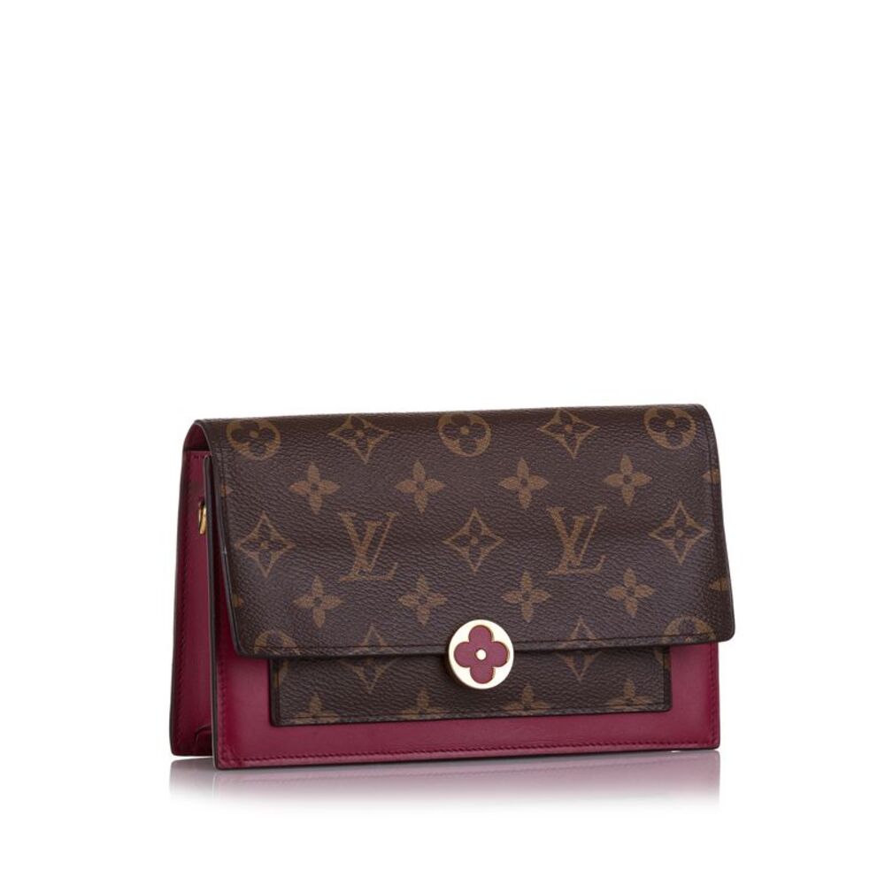 Pre Loved louis vuitton Sarah Monogram Wallet Women Brown Crossbody Bags - Picture 2 of 8